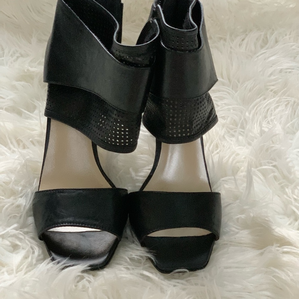 Black Leather Sandals